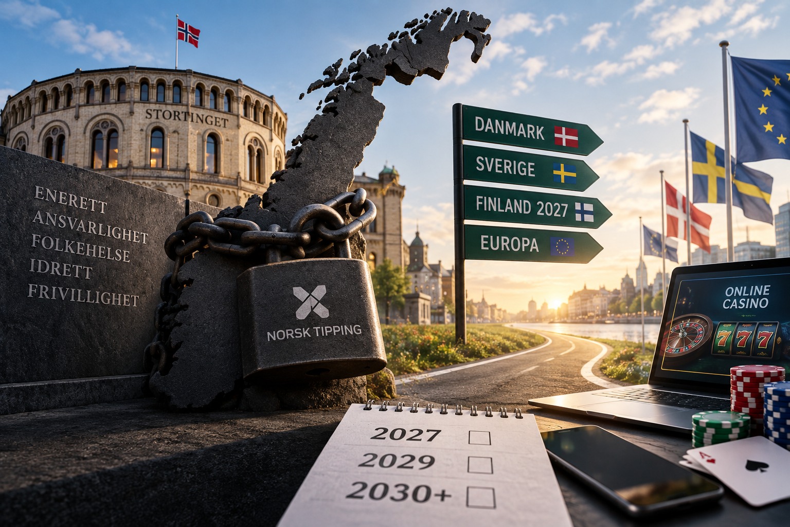 Hvor lenge kommer Norge til å ha spillmonopol?