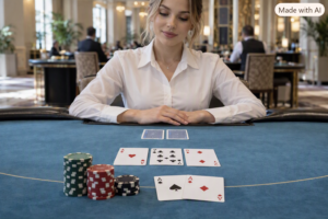 Kortkombinasjoner og utbetalinger i Casino Hold’em:Strategi ved Live-bordet